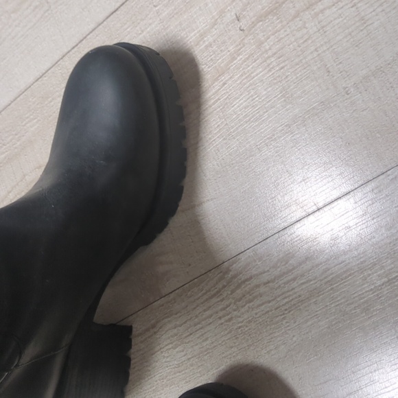 New black over the knee soft leather winter boots Ninewest 8.5 medium - Picture 11 of 11